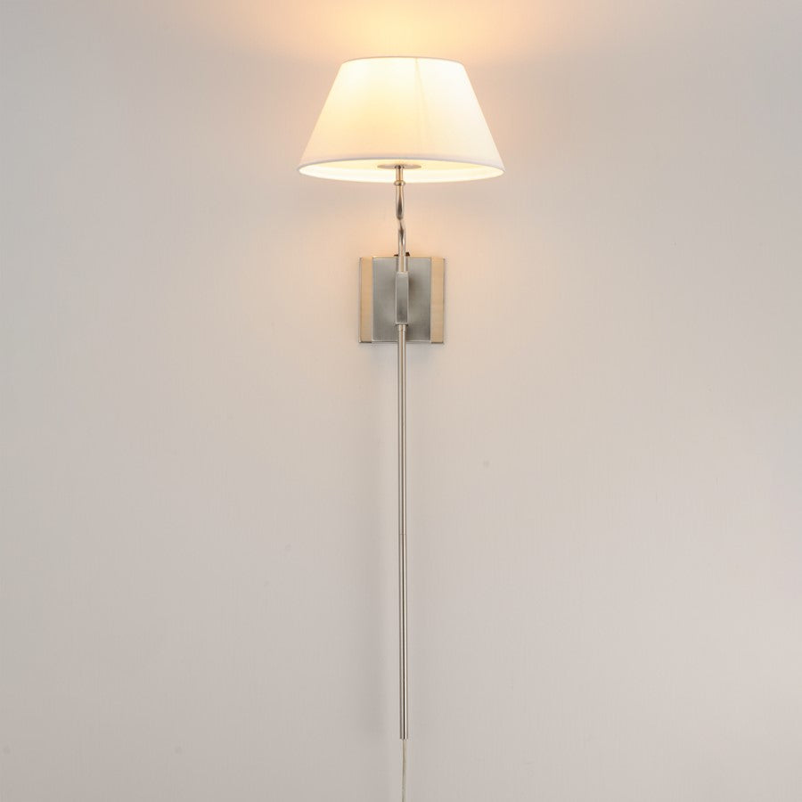 Maxim Lighting Dunbridge 1Lt 39.25" Wall Sconce, Polished Nickel