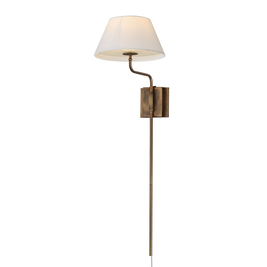 Maxim Lighting Dunbridge 1Lt 39.25" Wall Sconce, Olive Wht/Brs
