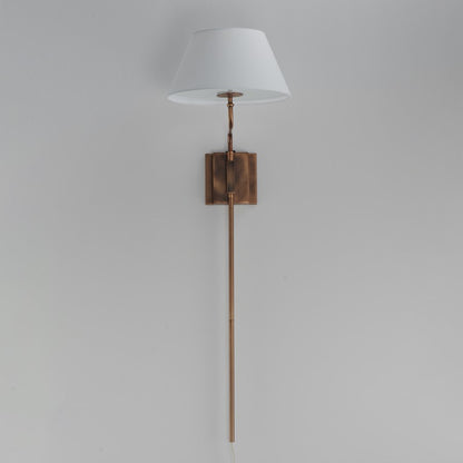 Maxim Lighting Dunbridge 1Lt 39.25" Wall Sconce, Olive Wht/Brs