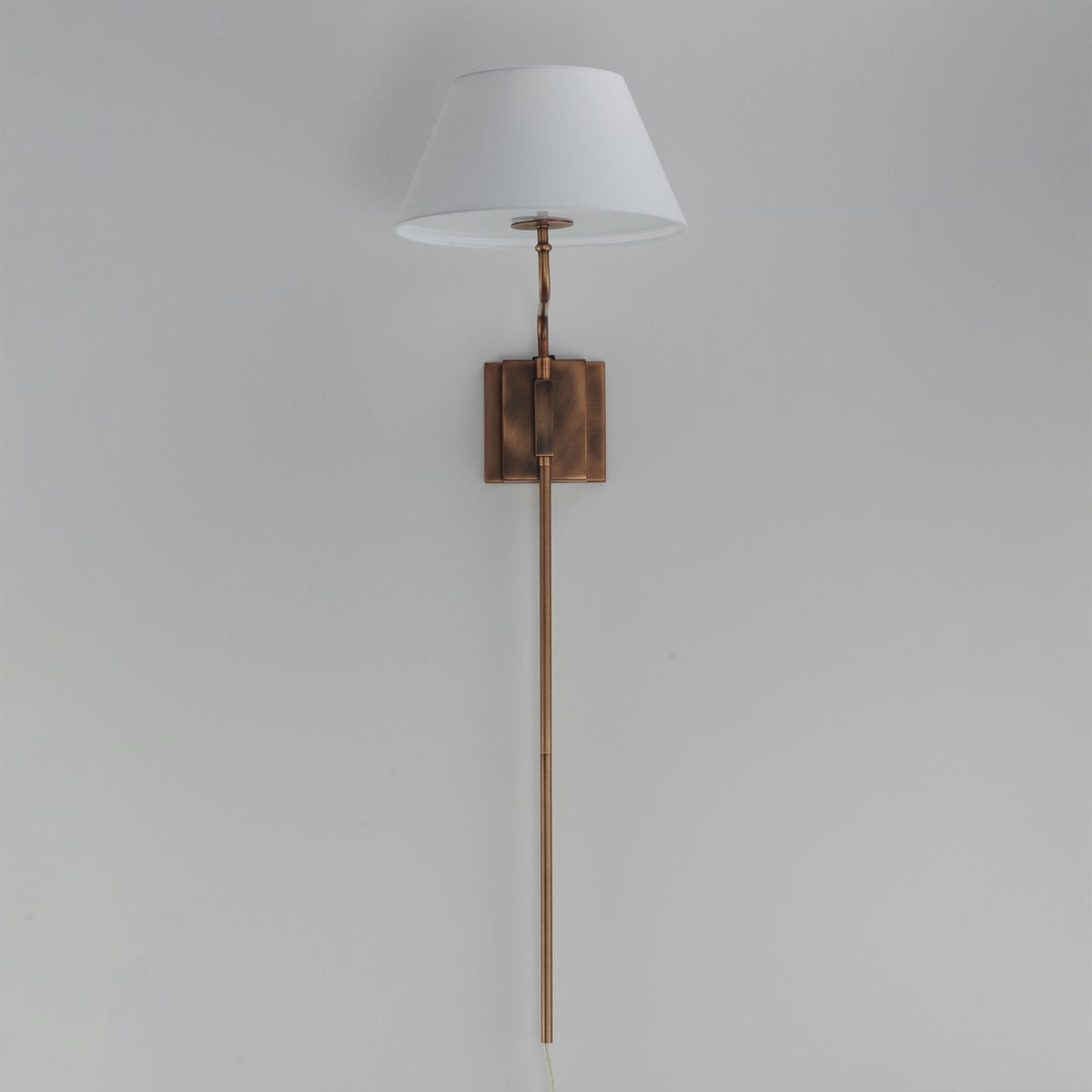 Maxim Lighting Dunbridge 1Lt 39.25" Wall Sconce, Olive Wht/Brs