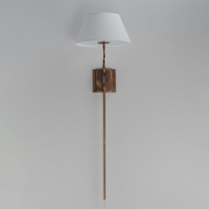 Maxim Lighting Dunbridge 1Lt 39.25" Wall Sconce, Olive Wht/Brs