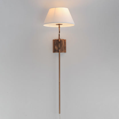 Maxim Lighting Dunbridge 1Lt 39.25" Wall Sconce, Olive Wht/Brs