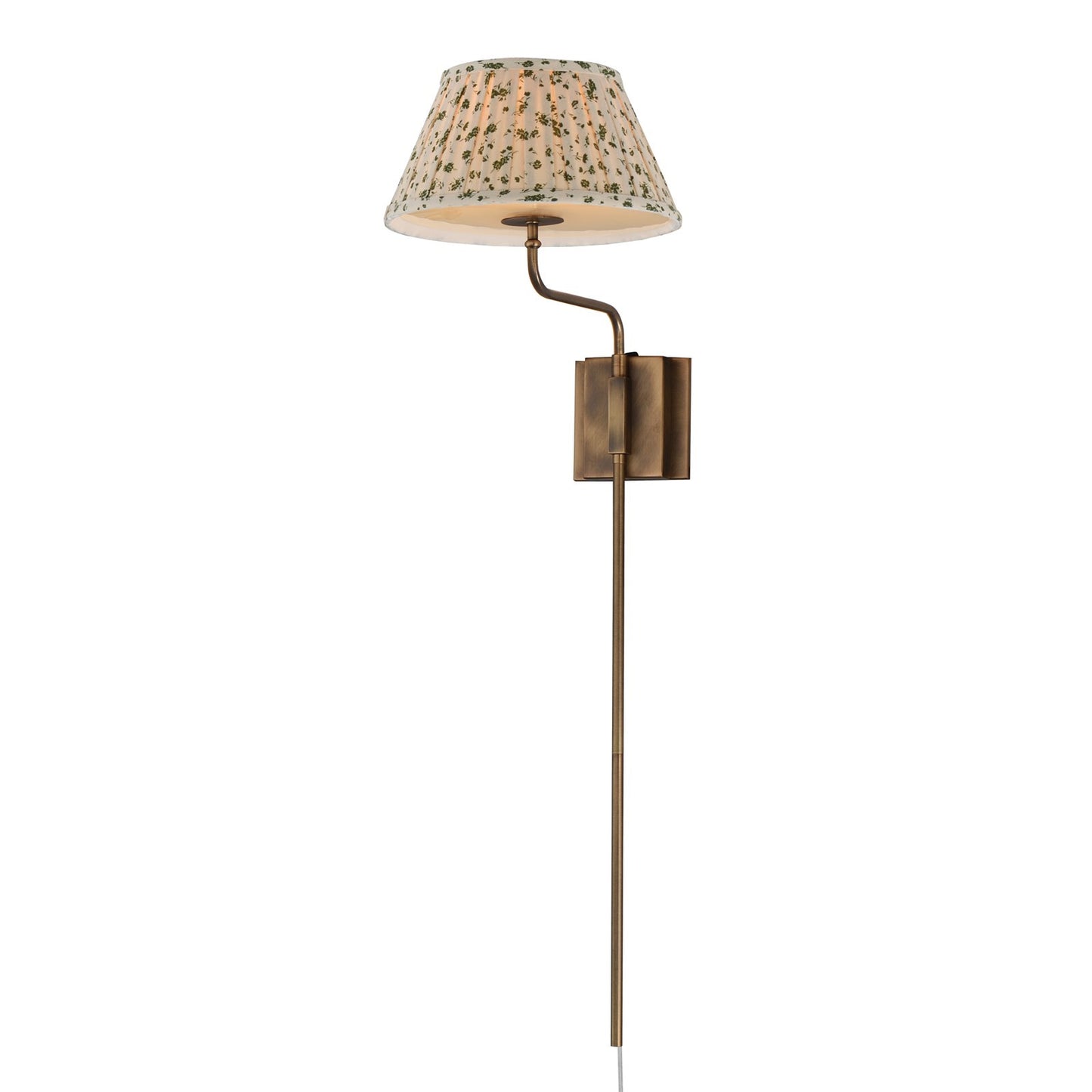 Maxim Lighting Dunbridge 1Lt 39.25" Wall Sconce, Wht/Weathered Brs