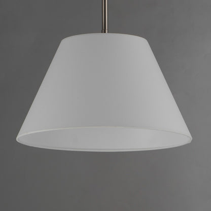 Maxim Lighting Dunbridge 1 Light 9" Single Pendant, Polished Nickel