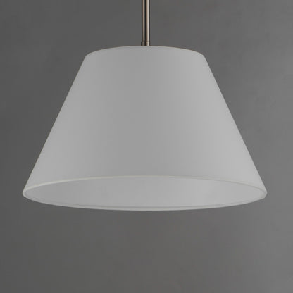 Maxim Lighting Dunbridge 1 Light 9" Single Pendant, Polished Nickel