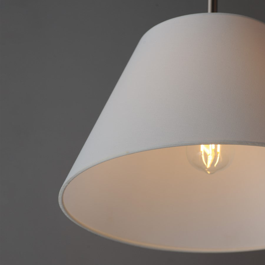 Maxim Lighting Dunbridge 1 Light 9" Single Pendant, Polished Nickel