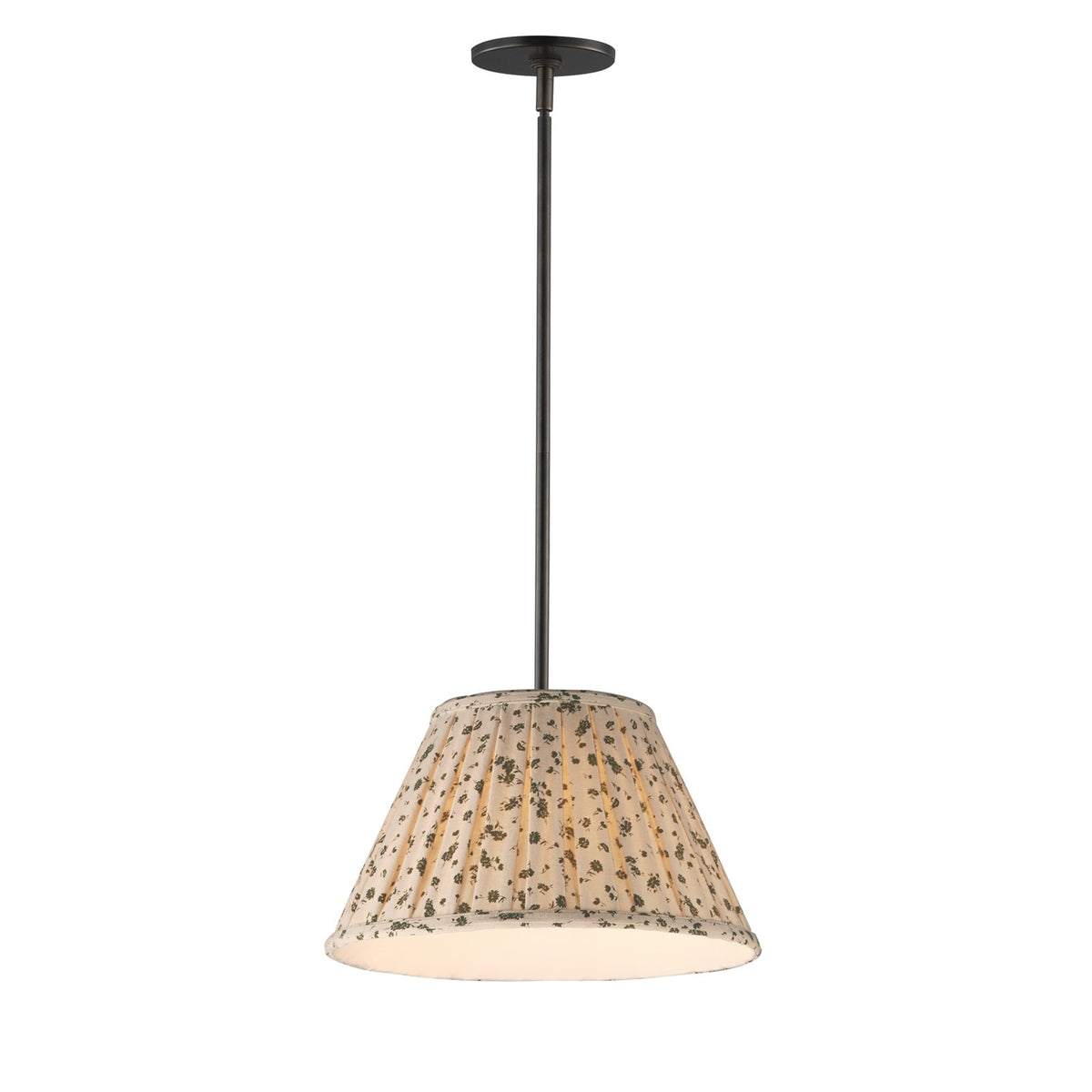 Maxim Lighting Dunbridge 1Lt 9" Single Pendant, Olive Wht/Bronze