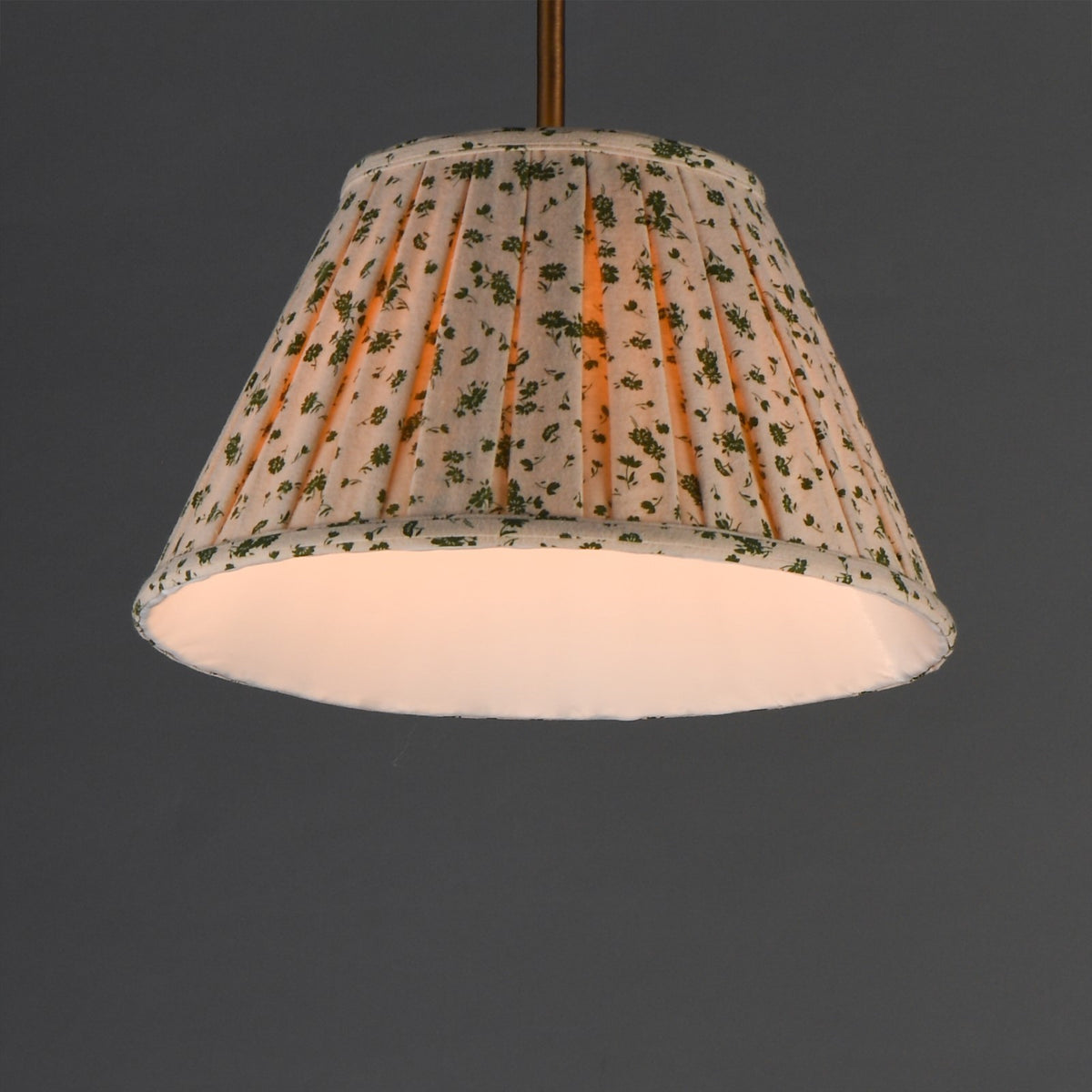 Maxim Lighting Dunbridge 1Lt 9" Single Pendant, Olive Wht/Brs