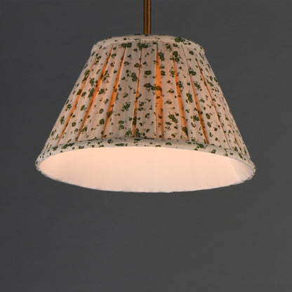 Maxim Lighting Dunbridge 1Lt 9" Single Pendant, Olive Wht/Brs