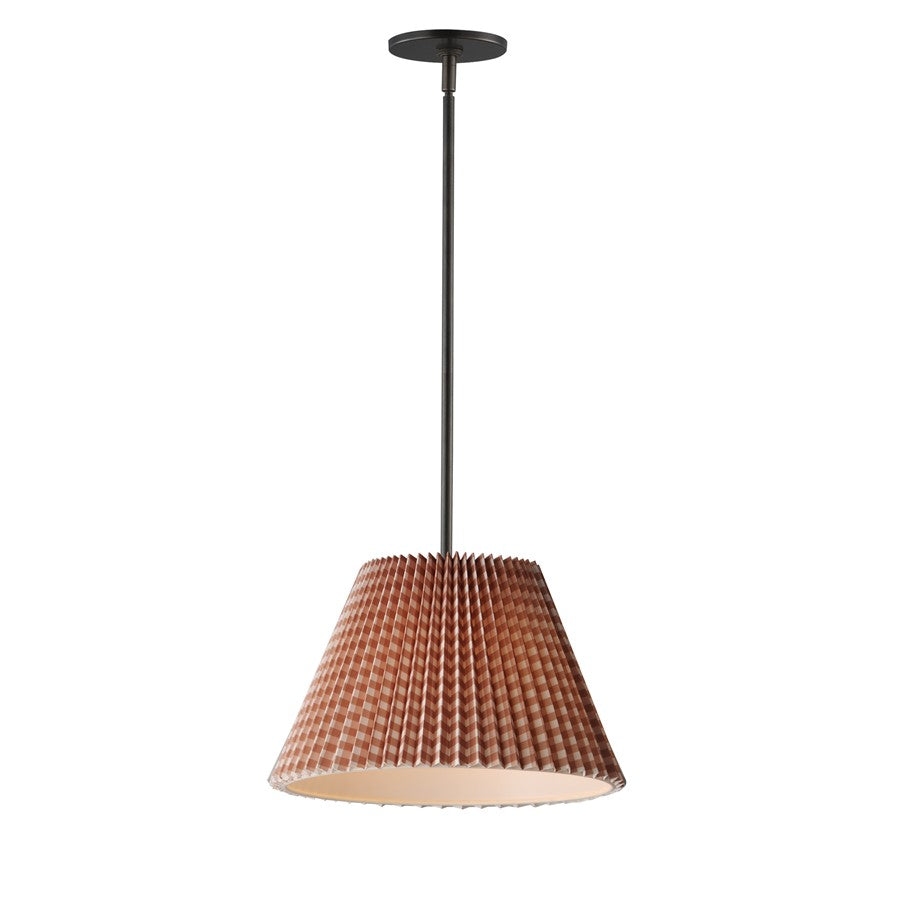 Maxim Lighting Dunbridge 1 Light 9" Single Pendant, Antique Bronze - 18411RBANB