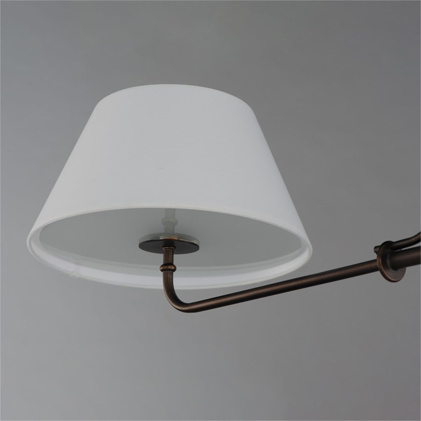 Maxim Lighting Dunbridge 2Lt 11" Linear Pendant, Wht/Antique Bronze