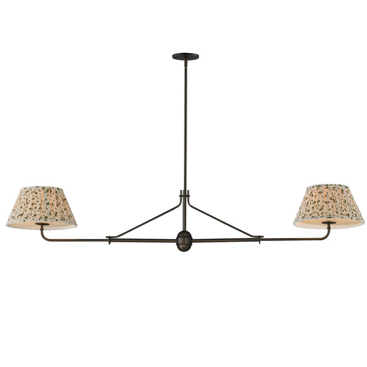 Maxim Lighting Dunbridge 2Lt 11" Linear Pendant, Antique Bronze