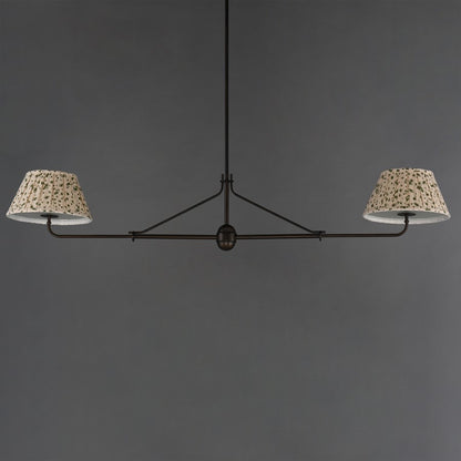 Maxim Lighting Dunbridge 2Lt 11" Linear Pendant, Antique Bronze