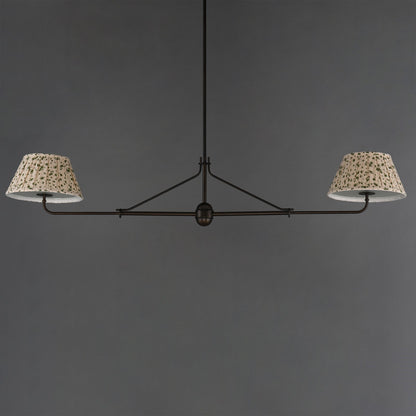Maxim Lighting Dunbridge 2Lt 11" Linear Pendant, Antique Bronze