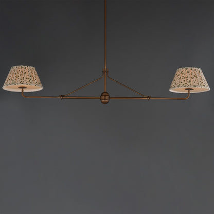 Maxim Lighting Dunbridge 2Lt 11" Linear Pendant, Weathered Brass