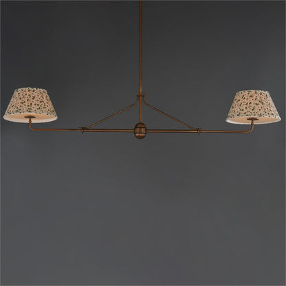 Maxim Lighting Dunbridge 2Lt 11" Linear Pendant, Weathered Brass