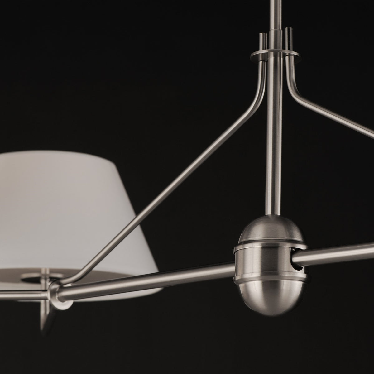 Maxim Lighting Dunbridge 4Lt 11" Linear Pendant, Polished Nickel