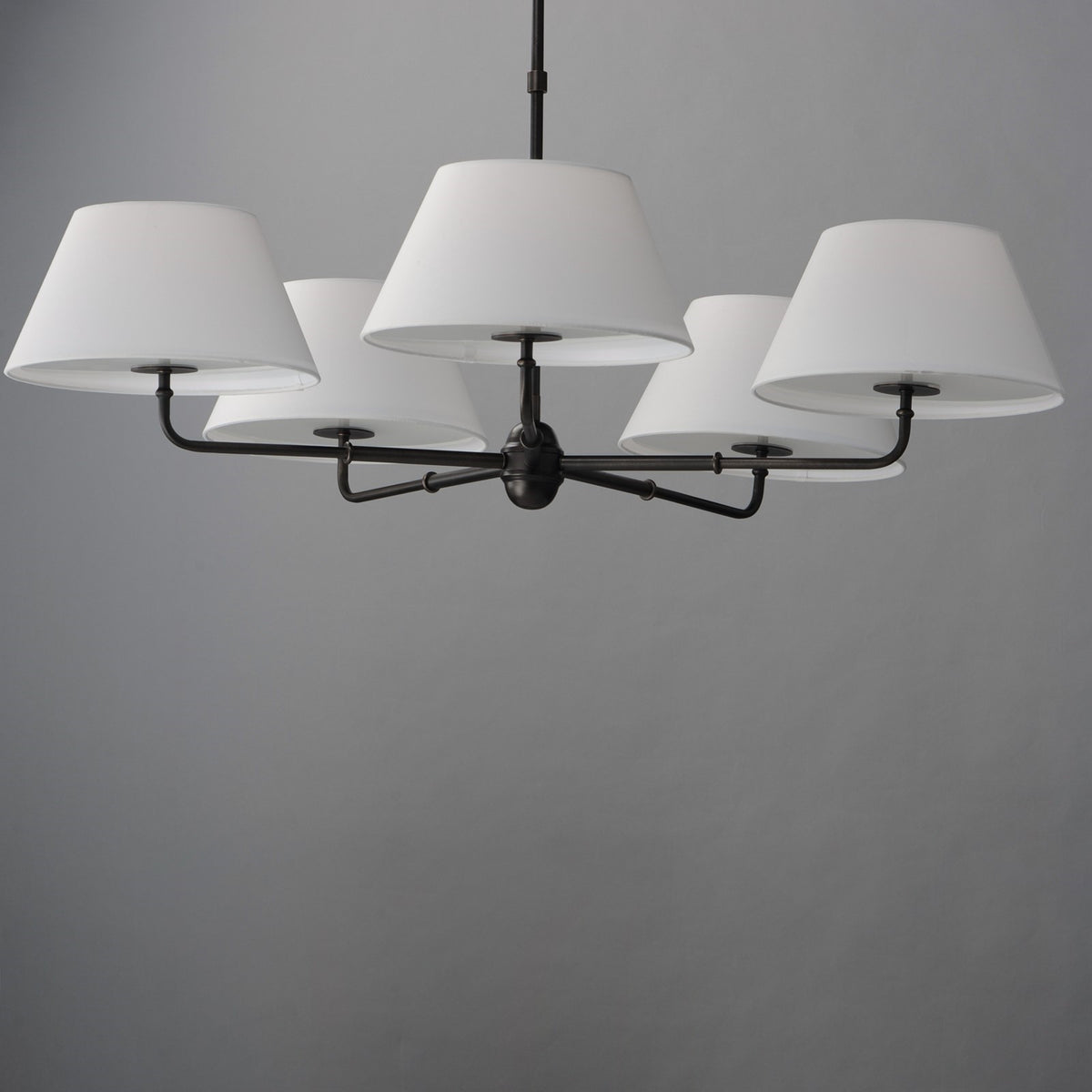 Maxim Lighting Dunbridge 5 Light 10.75" Chandelier, Antique Bronze