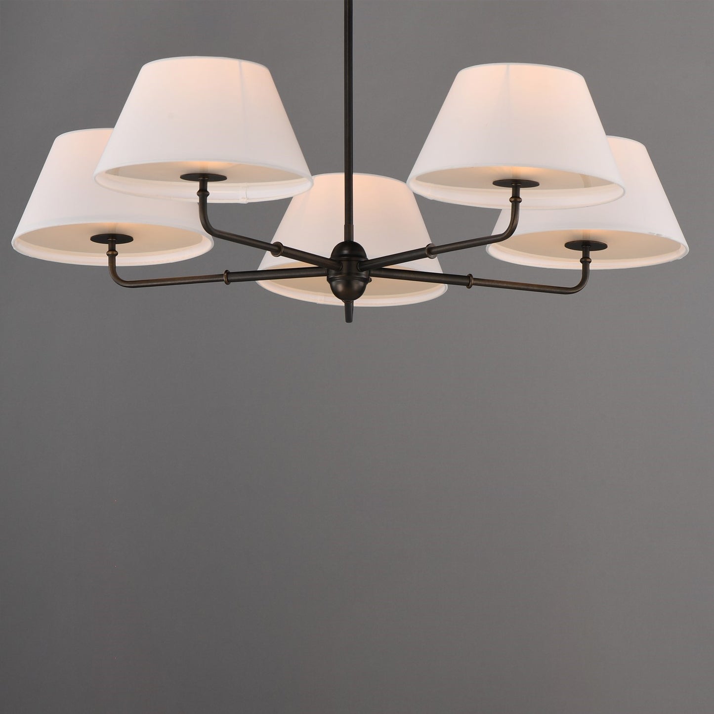 Maxim Lighting Dunbridge 5 Light 10.75" Chandelier, Antique Bronze
