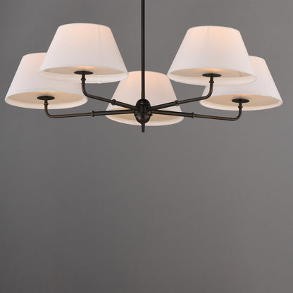 Maxim Lighting Dunbridge 5 Light 10.75" Chandelier, Antique Bronze