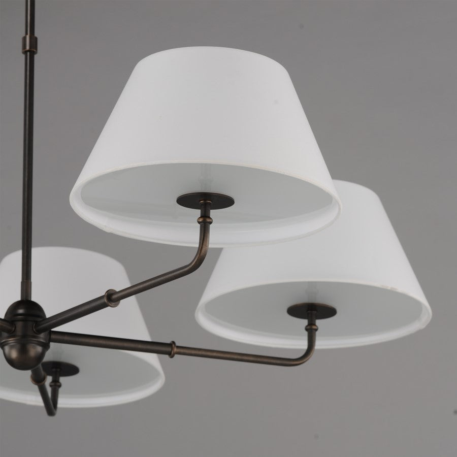 Maxim Lighting Dunbridge 5 Light 10.75" Chandelier, Antique Bronze
