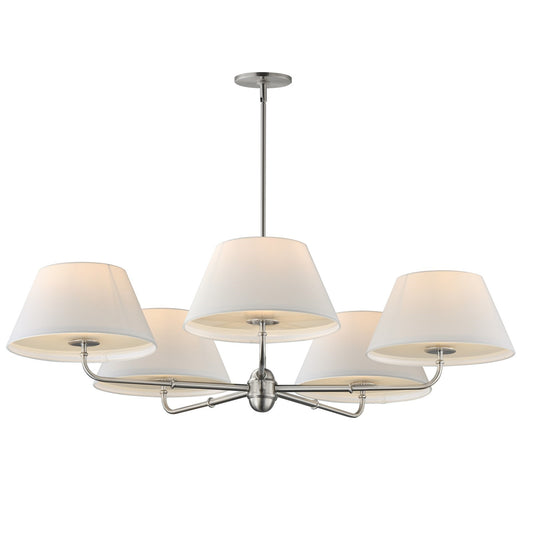 Maxim Lighting Dunbridge 5 Light 10.75" Chandelier, Polished Nickel