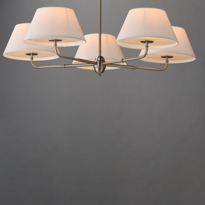Maxim Lighting Dunbridge 5 Light 10.75" Chandelier, Polished Nickel