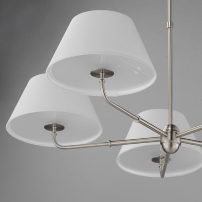 Maxim Lighting Dunbridge 5 Light 10.75" Chandelier, Polished Nickel