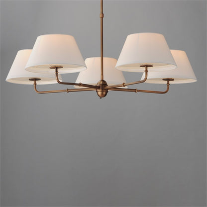 Maxim Lighting Dunbridge 5Lt 10.75" Chandelier, Weathered Brass