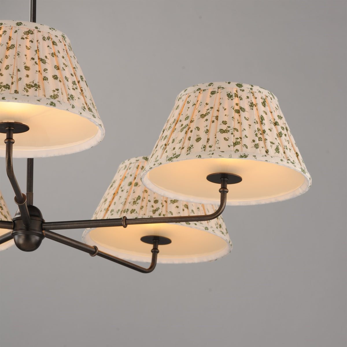 Maxim Lighting Dunbridge 5Lt 10.75" Chandelier, Wht/Antique Bronze