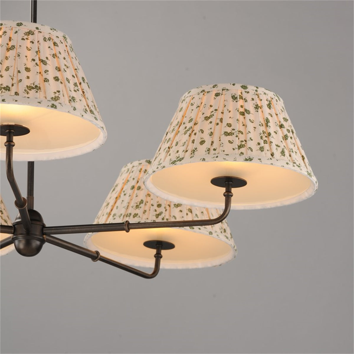 Maxim Lighting Dunbridge 5Lt 10.75" Chandelier, Wht/Antique Bronze