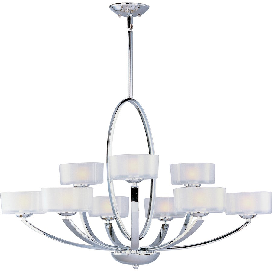 Maxim Lighting Elle 9-Light Chandelier Polished Chrome
