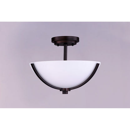 Maxim Lighting Deven 3-Light Semi Flush
