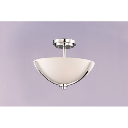 Maxim Lighting Deven 3-Light Semi Flush