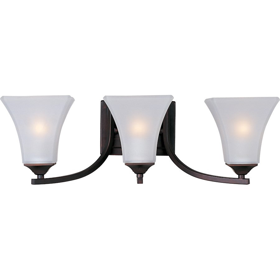 Maxim Aurora 3-Light Bath Vanity Oil Rubbed Bronze