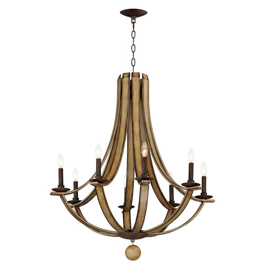 Basque Chandelier, Driftwood