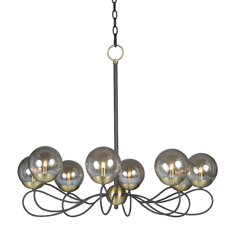Maxim Lighting Reverb 8 Light Pendant, Bronze/Brass