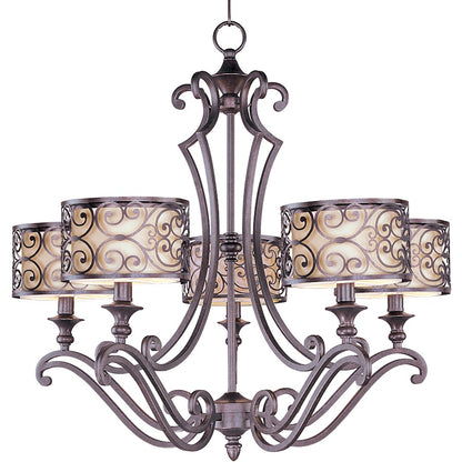 Mondrian Chandelier, Umber Bronze