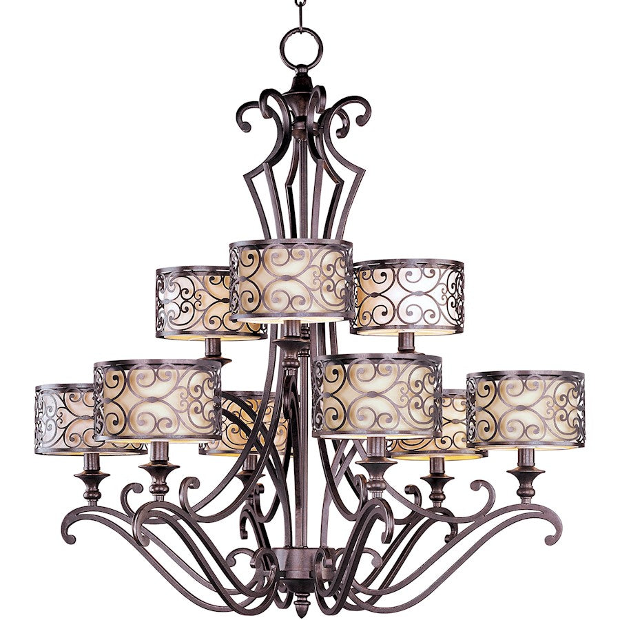 Mondrian Chandelier, Umber Bronze