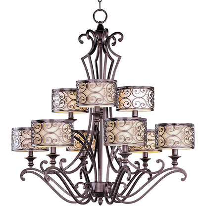 Mondrian Chandelier, Umber Bronze