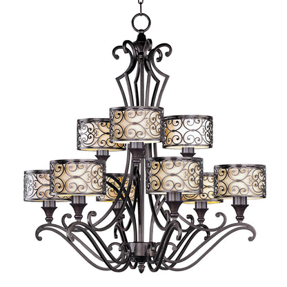Mondrian Chandelier, Umber Bronze
