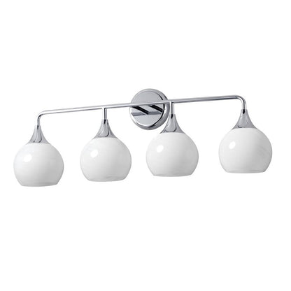Maxim Lighting Neve 4 Light Bath Vanity, Polished Chrome/Marble