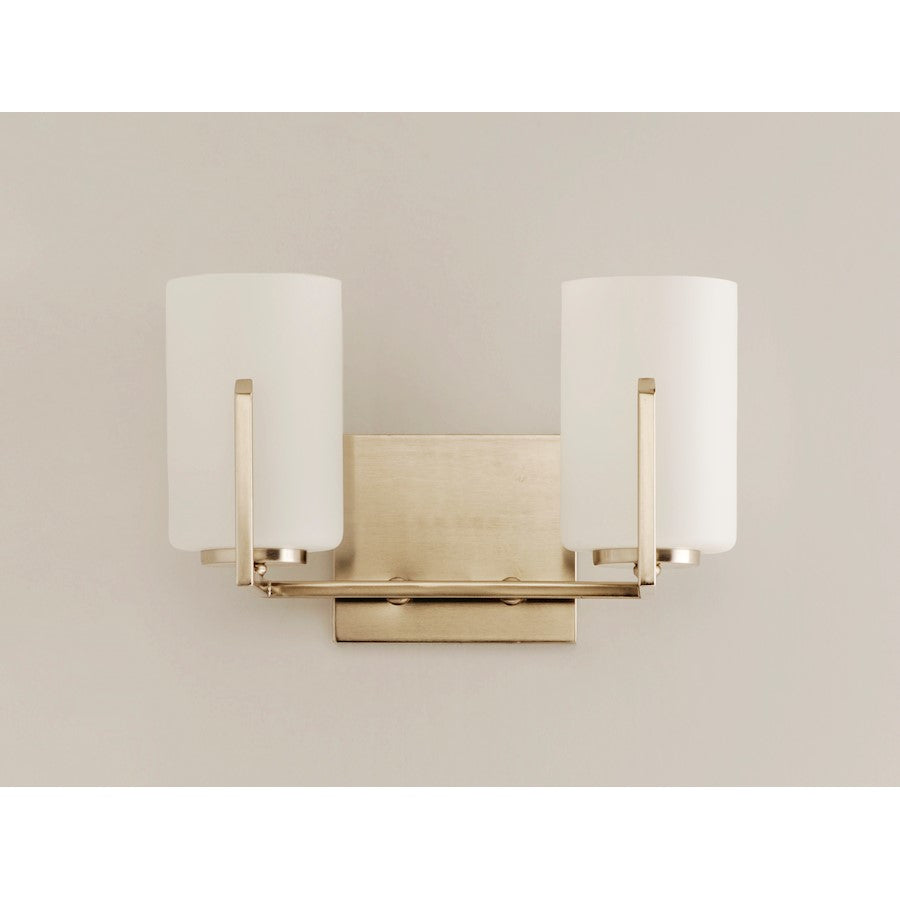 Maxim Lighting Dart 4-Light Bath Vanity, Satin Brass - 21284SWSBR