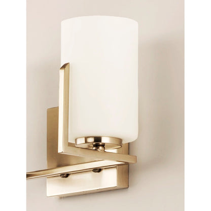 Maxim Lighting Dart 4-Light Bath Vanity, Satin Brass - 21284SWSBR