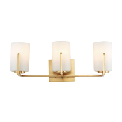Maxim Lighting Dart 4-Light Bath Vanity, Satin Brass - 21284SWSBR
