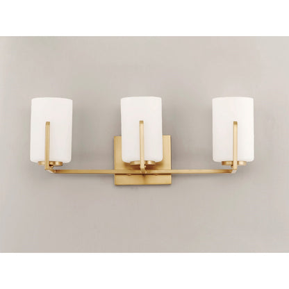 Maxim Lighting Dart 4-Light Bath Vanity, Satin Brass - 21284SWSBR