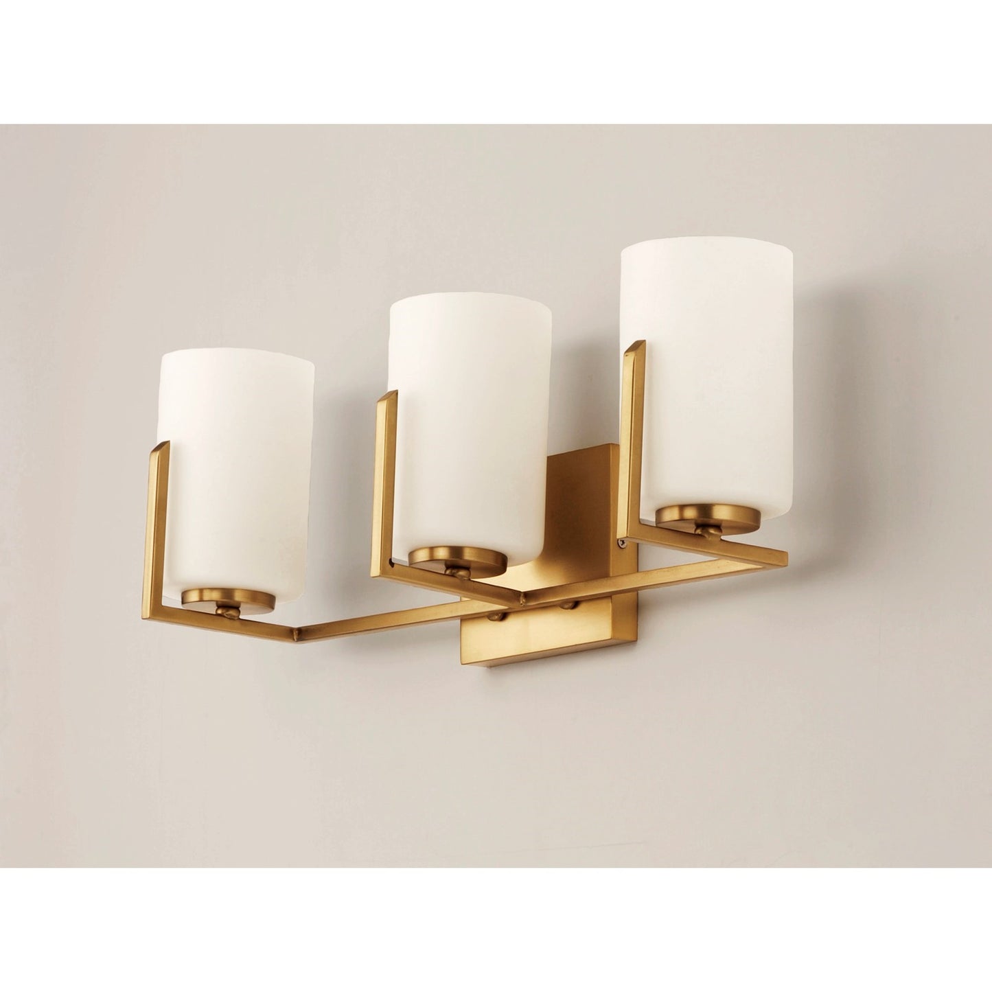 Maxim Lighting Dart 4-Light Bath Vanity, Satin Brass - 21284SWSBR