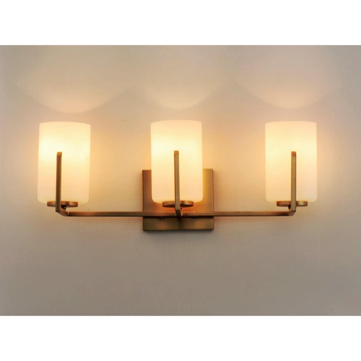Maxim Lighting Dart 4-Light Bath Vanity, Satin Brass - 21284SWSBR