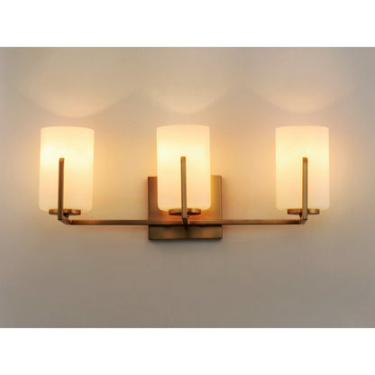 Maxim Lighting Dart 4-Light Bath Vanity, Satin Brass - 21284SWSBR