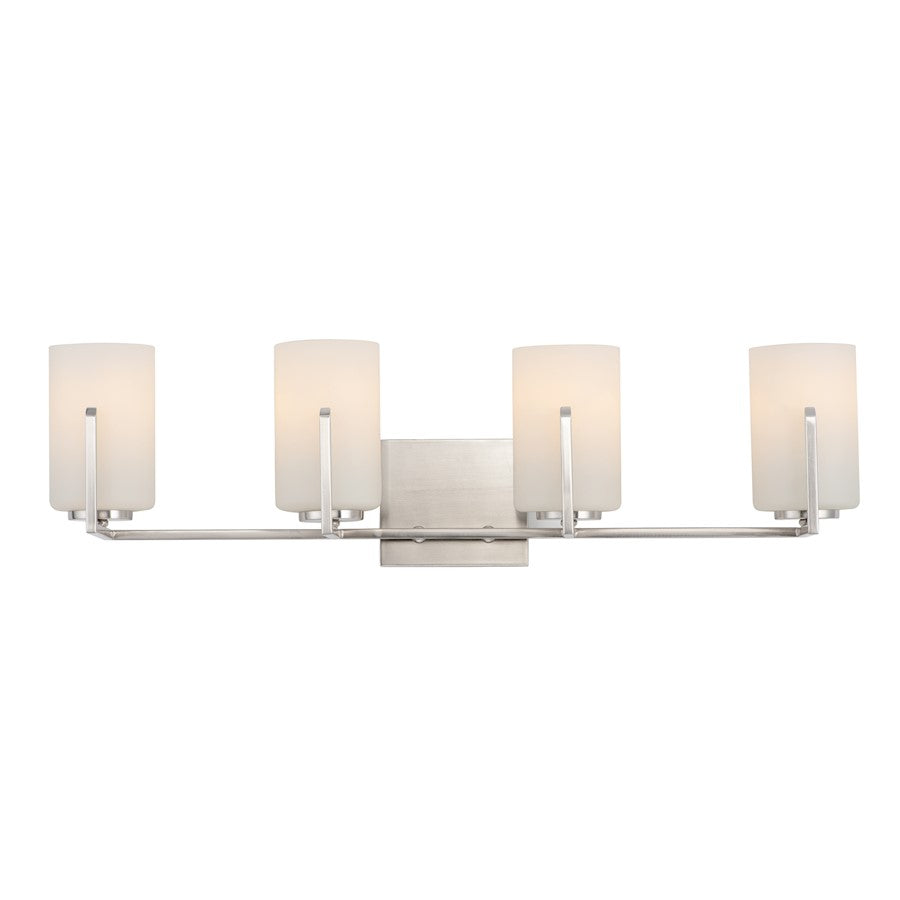 Maxim Lighting Dart 4-Light Bath Vanity, Satin Brass - 21284SWSBR